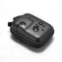 Bärbart skyddsfodral för actionkamera 10 x 7 x 4 cm EVA + tyg Mini resefodral för DJI Osmo Action 5 Pro 4 3 GoPro Hero Insta360 1