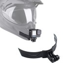 Huvudstöd för actionkamera 17,5 x 10,5 x 5,2 cm PVC ABS fäste för motorcykelhjälm GoPro DJI Action 2