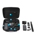 Hårt skyddande fodral 25 x 19,5 x 7 cm EVA resväska med rem för DJI Osmo Action 5 Pro Action 4 Action 3 3