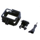 Skyddsramsats 5 x 4 x 2,5 cm för GoPro Hero 5 6 7 Black Plastskelletthölje med snabbkoppling och skruv 1