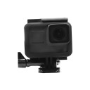 Skyddsramsats 5 x 4 x 2,5 cm för GoPro Hero 5 6 7 Black Plastskelletthölje med snabbkoppling och skruv 4