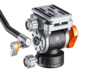 Stativhuvud för kamerahållare Hydraulisk spak Smidig kontroll av lutning och rotation för Nikon Canon Leica Sony 3