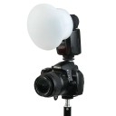 Magnetisk ljusdiffusor Universell storlek Silikonadapter för blixt Godox Canon Nikon Yongnuo Mjuk ljusdispersering 2