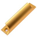 Aluminiummanöver för dörrar och fönster 90 x 30 mm svart handtag med 2 hål för balkongdörrar, grindar, skjutdörrar och möbler 7