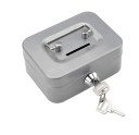 Kovbox med nyckellås 11,5 x 8,5 x 5,8 cm Bärbar säkerhetslåda för mynt och sedlar med lås 3