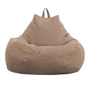 Housse de pouf 100 × 120 cm Grand revêtement textile sans remplissage Housse en tissu confortable 1