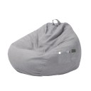 Housse de pouf 100 × 120 cm Grand revêtement textile sans remplissage Housse en tissu confortable 4