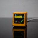 Skrivbordsapparat för övervakning av bitcoin, aktier och valutor med pekskärm, LED-display 30 x 30 mm, USB-strömförsörjning 2