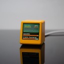 Skrivbordsapparat för övervakning av bitcoin, aktier och valutor med pekskärm, LED-display 30 x 30 mm, USB-strömförsörjning 4