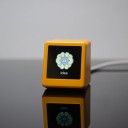 Skrivbordsapparat för övervakning av bitcoin, aktier och valutor med pekskärm, LED-display 30 x 30 mm, USB-strömförsörjning 16