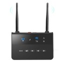 Trådlös ljudadapter 80 m 3i1 sändare och mottagare Direktkopplingsläge Låg latens 3,5 mm jack RCA för TV PC hörlurar 1
