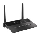 Trådlös ljudadapter 80 m 3i1 sändare och mottagare Direktkopplingsläge Låg latens 3,5 mm jack RCA för TV PC hörlurar 2