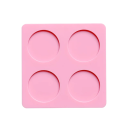 Silikonform för sigillringar 3 cm Form 8 x 8 cm Rund form för tillverkning av vaxsigill kreativt skapande 1