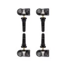 Sats 4 st Autel MX-Sensor TPMS 315/433 MHz gummiventil universell däcktryckssensor för bilar 1