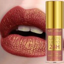 Flytande metallisk läppstift 3,6 ml Långvarig vattenresistent formula Metallisk glans Aktivt glittrande effekt 4