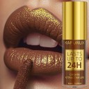 Flytande metallisk läppstift 3,6 ml Långvarig vattenresistent formula Metallisk glans Aktivt glittrande effekt 12