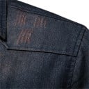 Herrskjorta med lång ärm Enfärgad design Krage Fickor Knappknäppning V-ringning Bomull 4