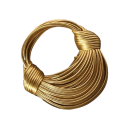 Damsk handväska i lyxig nudelform 25 x 10 x 27 cm med repknutning Elegantisk väska Konstläder och polyester Stilig accessoar för vardagligt 13