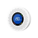 Koldioxiddetektor 10,05 x 10,05 x 3,59 cm CO alarm med LCD-display Strömförsörjning 3x AA Ljudsignal pa-007 1