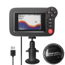 Trådlös sonar fiskesökare 15,7 x 9,9 x 4 cm Laddningsbar ekolod med färg-LCD 45 m djup 150 m räckvidd 2