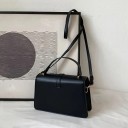 Damsk minimalistisk väska 23 x 6 x 22 cm Konstläder och nylon Ren tidlös design Praktisk axelväska 2