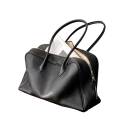 Damskaxväska 32 x 12 x 20 cm Äkta nötköttsläder Kompakt läderhandväska för vardagligt bruk Stilig accessoar 5