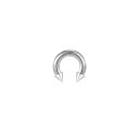 Septum piercing 5 x 12 x 8 mm Hästskoform med spetsar i rostfritt stål Klassisk piercing för nässkiljeväg 1