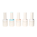 Ensemble de vernis à ongles en gel colorés 5×10 ml Collection vegan sans HEMA TPO Texture douce Pinceau rond UV LED 4