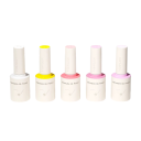 Ensemble de vernis à ongles en gel vegan 5×10 ml Collection de couleurs sans HEMA TPO Texture douce Pinceau rond UV LED 7