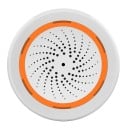 Smart trådlös siren med ljusvarning 90 dB 68 × 68 × 33 mm Styrning via app för hemlarm 1