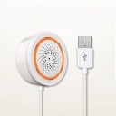 Smart trådlös siren med ljusvarning 90 dB 68 × 68 × 33 mm Styrning via app för hemlarm 4