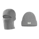 Vinterstickad balaclava 2 i 1 huvudomkrets 50–60 cm Fällbar till mössa Polyester Varm universell huvudskydd 9