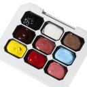 Palette de 9 gels de gradient pour ongles UV LED Gels de peinture de transition pour effets ombrés motifs détaillés DIY et professionnels 4