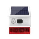 Solär utomhussiren 433 MHz Trådlös alarm med ljussignal Ljudsignal Vattentålig design 1
