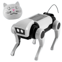 Chien robot RC 13,5 x 7 x 8 cm Télécommande Jouet mécanique DIY Modèle électromécanique pour enfants éducation scientifique 4