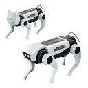 Chien robot RC 13,5 x 7 x 8 cm Télécommande Jouet mécanique DIY Modèle électromécanique pour enfants éducation scientifique 5