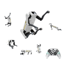 Chien robotique RC AI 31 x 16 x 19,5 cm Dialogue vocal Application télécommande Programmation Jouet chantant dansant 5