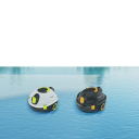 Poolrobot 120 m² Trådlös bottenrengörare 100 min filter 180 μm batteri 2550 mAh IPX8 självkörning 4