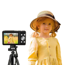 Bärbar kamera 44 MP 9,8 × 5,8 cm 1080P HD 16× zoom Fast fokus CMOS Bildstabilisering med mikrofon 6
