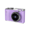 Bärbar kamera 112 x 64 x 40 mm 48 MP UHD 4K CCD kamera 2,4" LCD dualobjektiv 64GB kort retro vlog kamera 12