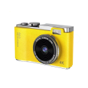 Bärbar kamera 112 x 64 x 40 mm 48 MP UHD 4K CCD kamera 2,4" LCD dualobjektiv 64GB kort retro vlog kamera 1