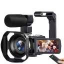 Ručná kamera 8K 48 MP 126 × 58 × 57 mm 3" dotykový LCD otočný displej 18x digitálny zoom Wi-Fi HDMI DV kamera 4
