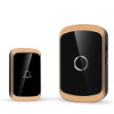 Trådlös dörrklocka 300 m utan kontakt 38 melodier LED-indikering volymreglering batteridriven 6