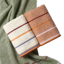 Handduk för badrum 33 x 73 cm Flerfärgad mjuk och absorberande av polyester och bomull För händer och kropp Universell hygienisk textil 2