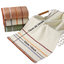 Handduk för badrum 33 x 73 cm Flerfärgad mjuk och absorberande av polyester och bomull För händer och kropp Universell hygienisk textil 5
