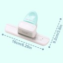 Hälsningskortshålare för papper 16 x 9,2 x 6 cm Justerbart avstånd mellan hålen Verktyg för bindning av häften, kalendrar och anteckningsböcker 7
