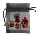 Speelstenen 7 stuks en zakje Veelzijdige RPG-dice van acryl voor Dungeons & Dragons Bordspellen 6