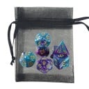 Speelstenen 7 stuks en zakje Veelzijdige RPG-dice van acryl voor Dungeons & Dragons Bordspellen 12