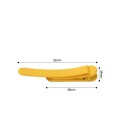 Silikonbokmärke 92 x 14 mm klipp färgglad mjuk flexibel läsartillbehör 2