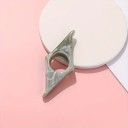 Bokmärke med hål för finger 8,5 x 2 cm ergonomisk form färgglad praktiskt läsartillbehör 6